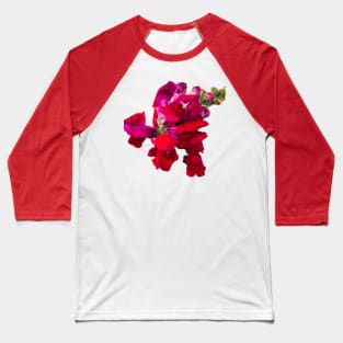 Red Flowers Garden Nature Baseball T-Shirt